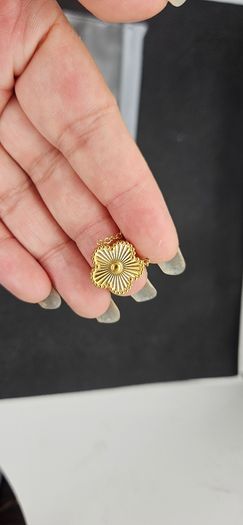 Lynott Textured Clover Necklace
