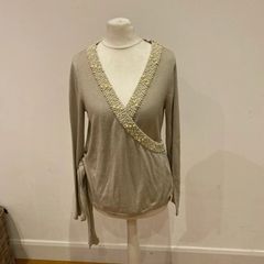 Fran & Jane dressy wrap top size 8
