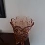 pink glass vase Image 3