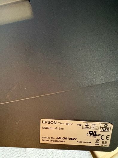 Epson Thermal Receipt Printer + 20 free receipt rolls