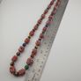 Antique Venetian Style Thousand Eyes & Chevron Glass Beads Necklace Image 5
