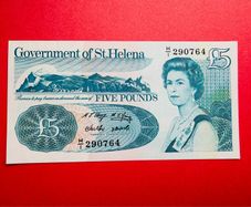 Saint Helena  5 POUNDS  1998  . Pick  11a ( Uncirculated )