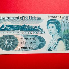 Saint Helena  5 POUNDS  1998  . Pick  11a ( Uncirculated )