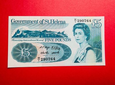 Saint Helena  5 POUNDS  1998  . Pick  11a ( Uncirculated )