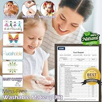 Kids Makeup Sets Girls Toys - unicorn gifts for girls Washable Make Up Starter Kit, Childrens Princess Pretend Play Games kids Toys Presents, Little Girl Birthday Gifts Set For Age 4-12 Year Old