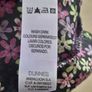 Top, black colour, with flower pattern, UK14 Image 4