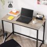 New Home Office Bedroom Desk (Greige) FREE P&P Image 4