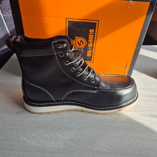 SL-Saint, Men's Leather  Moc Toe Boots, UK12 EU47