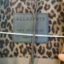NEW - ALLSAINTS lamb leather leopard print coat UK 8 Image 7