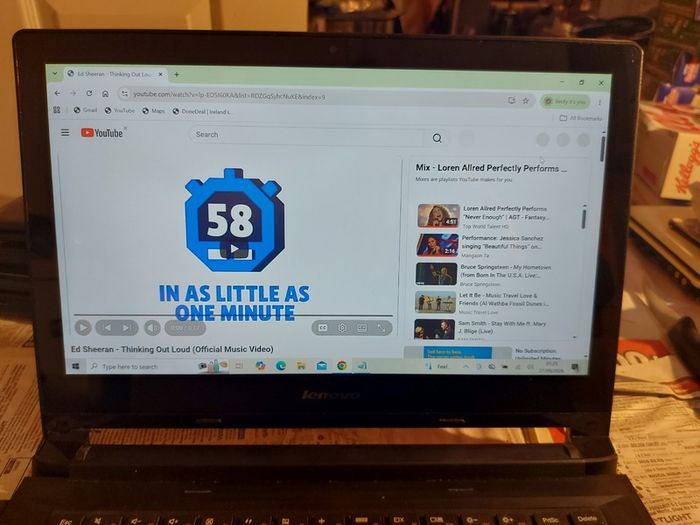 Lenovo 15.6 inch Laptop, Intel Core i3-4010U CPU, 1.7GHz, 4GB Ram, 250GB HDD, Windows 10, Microsoft Edge, Chrome and VLC