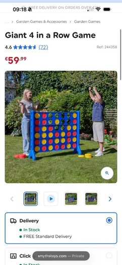 Giant connect 4