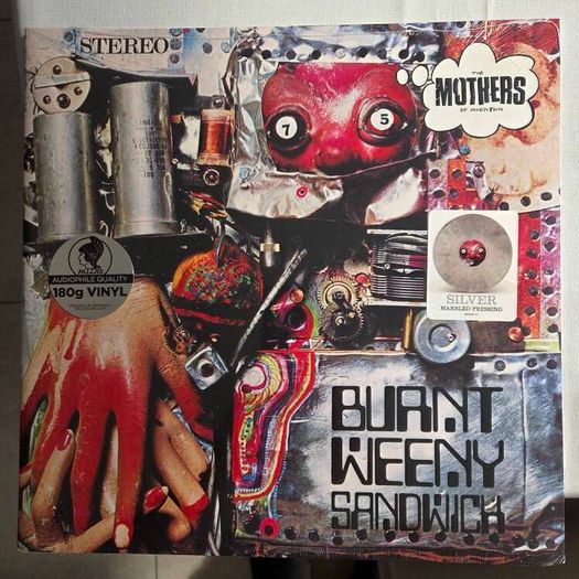 Frank Zappa - Burnt Weeny Sandwich, Grey Marbled Vinyl. Sealed.
