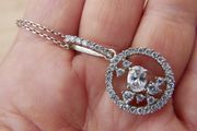 Vintage Women's Sterling Silver 925 Chain with Pendant - Silver 5,2g
