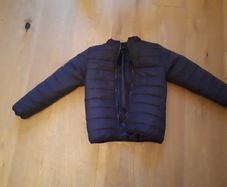 Childs M&S Navy Padded Jacket Age 7-8 years