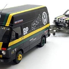1:18 mk1 Golf , LT van & trailer