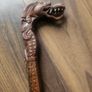 Hand-Carved Wooden Dragon Cane Image 3
