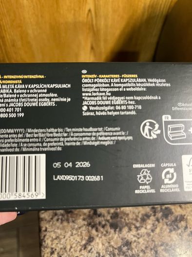 L'OR coffee pods
