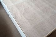 Sealy King Size Bed Base and Brass Headboard