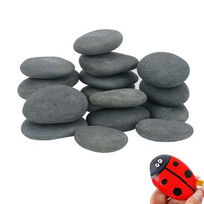 12-13 pcs Painting Rock,pebbles for Arts and Craft Painting,Smooth Large Pebbles for painting,Natural river Stone 6-8cm