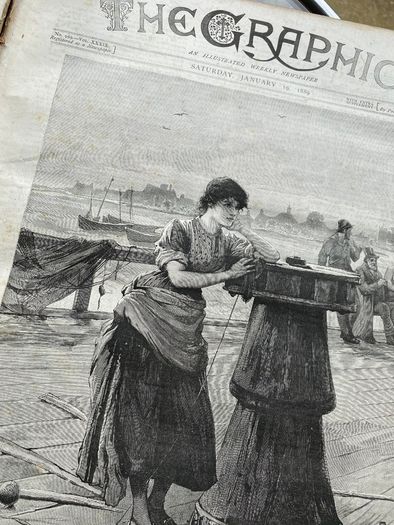 750 bound pages 1889 Graphic Magazine