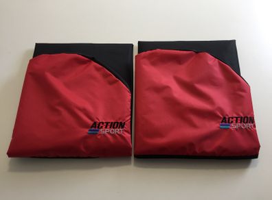Action Sport Waterproof Seat Covers XL - Red/Black
