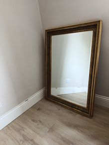 MirrorLarge Ornate Gold Wall Mirror