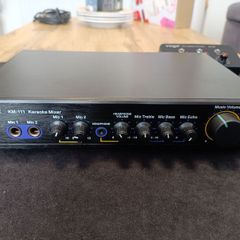 Acesonic KM-111 Karaoke Mixer USB to PC, 2 XLR Mic In, RCA In/Out Headphone Out