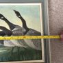 Vintage Framed Original Geese Painting Image 5