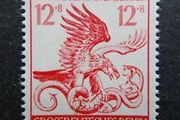 1944 WW2 German Stamp - Eagle and Serpent