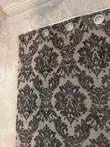 Curtains and pole