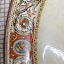 Antique Minton FLORENTINE Vegetable platter / Turkey Plate 1860 with some old chips underneath it Image 3