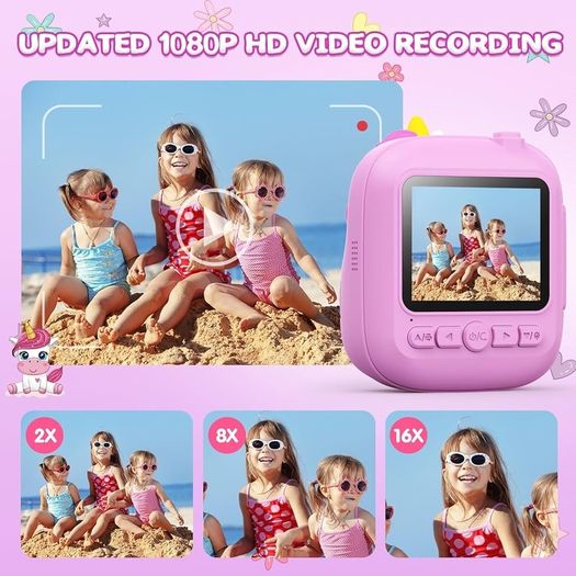 NEW SALE | Instant Camera for Kids with 32G SD Card & Print Photo Paper, 1080P HD Video Toddler Camera