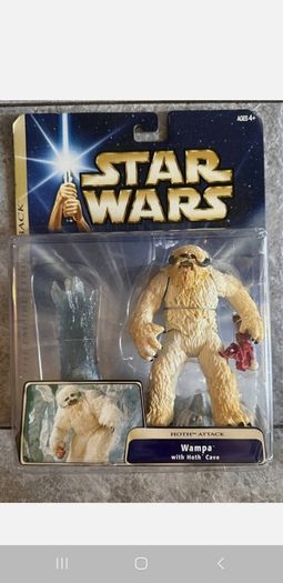 Star Wars 2003 Saga Deluxe Figures Wampa with Hoth Cave Action Figure New