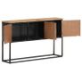 Sideboard 120x30x75 cm Solid Acacia Wood Image 4