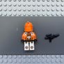 MISPRINT Lego Star Wars sw0299 Clone Bomb Squad Trooper (Phase 1) minifigure- Large Eyes Bomb Squad Helmet Unprinted Error VERY RARE Image 2
