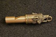 Wolf head whistle/ brass