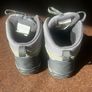 Quechua Kids Waterproof Hiking Boots Grey Lime Size UK3 Image 3