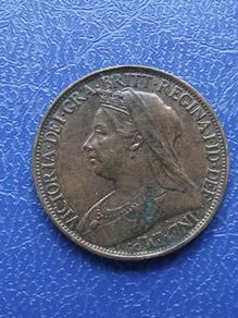 1899 Great Britain. Victoria. Farthing