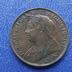 1899 Great Britain. Victoria. Farthing