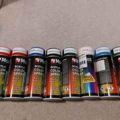 Acrylic sprays- high gloss