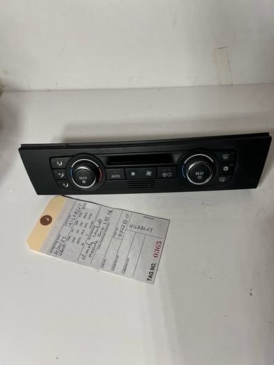 BMW 3 Series Climate Control Unit 9182288-01 E93 Coupe Heater Control Panel 2009 a1l2b62s