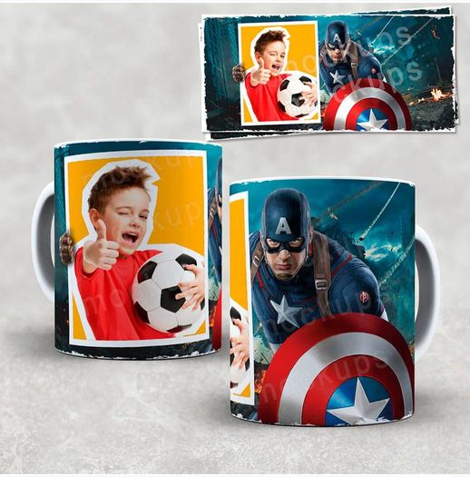 Selfie with Superheroes Gift Novelty Mug
