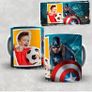 Selfie with Superheroes Gift Novelty Mug Image 3