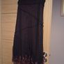Dark purple camisole dress with lace hem Image 4