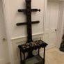 Antique Carved Wooden Coat and Hat Stand Image 2