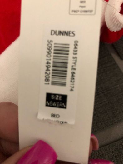 Child's Xmas suit newborn