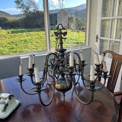 Antique Brass Chandelier