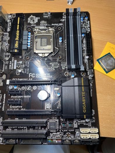 intel cpu and gigabyte Mobo