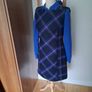 New Hobbs Tartan 100% Wool Pinafore Dress 10 Image 7