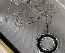 Vintage Harrods Sterling Silver Pendant/Chain